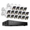 ANNKE 2MP Security Camera System, 16CH 3K Lite DVR Recorder with AI Motion Detection, 16x 1080P (19201080) Add-on Wired White Cams with Smart Color Night Vision, IP67, 3.6mm Lens, No Hard Drive view 1