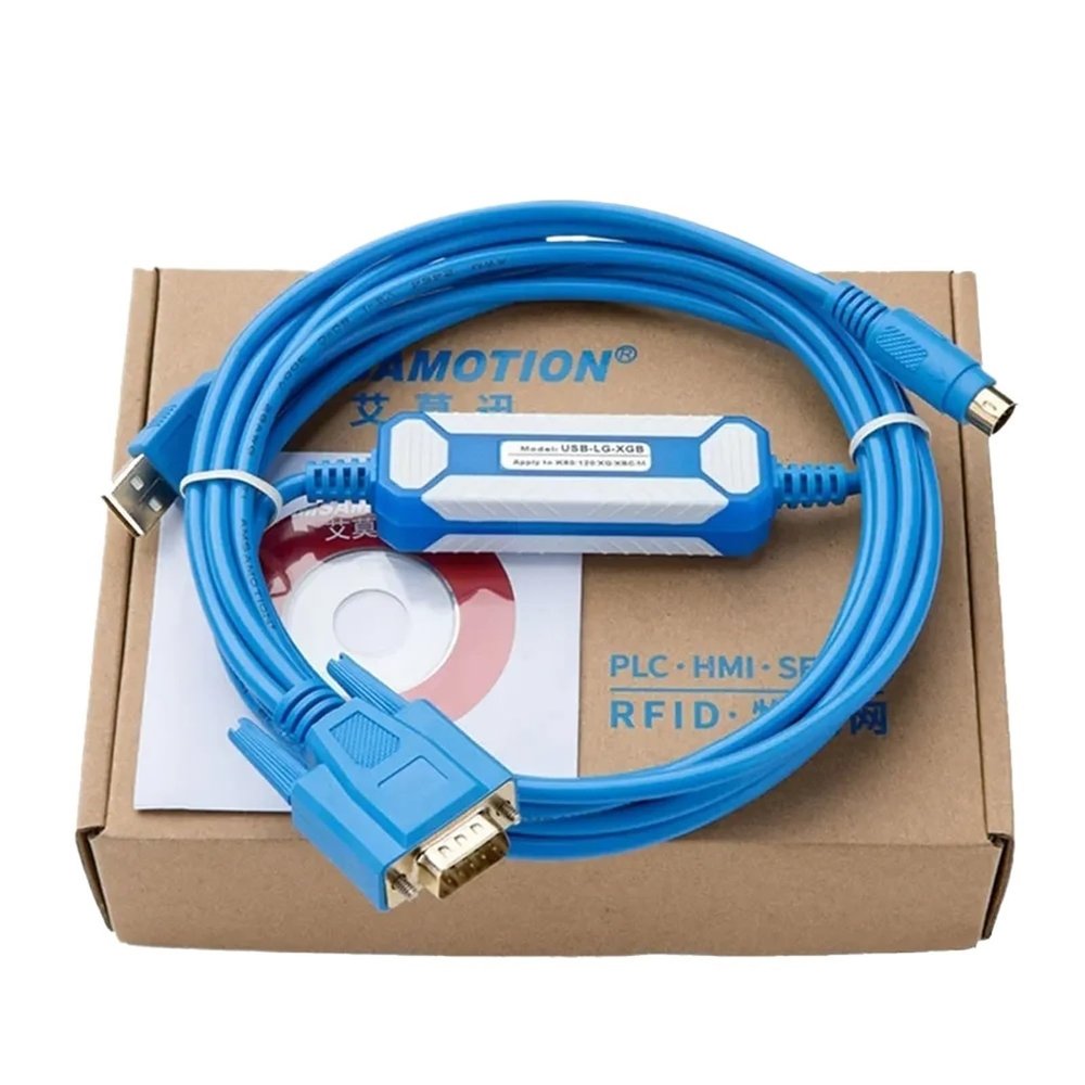 perdnmkg USB-LG PLC Programming Cable Suitable for LS XBC XBM K7M Series Download Line USB-LG-XGB(Gold Plated Version)