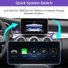 NINETOM 2026 Upgraded 12.3" Ultra-Narrow Touchscreen Wireless CarPlay Android Auto Receiver Compatible with Mercedes-Benz C/GLC-Class W205 (20152018), for NTG 5.0/5.1/5.2 System view 4