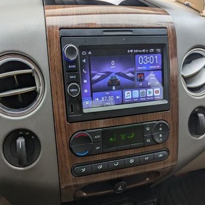 2+32G 10in Car Stereo for Ford F150 2004-2008, for F250 2006-2014,2013 2012 2011 2010 2009 2008 2007 w/GPS with Carplay Android 13 Auto Touchscreen Car Radio w/Bluetooth WiFi FM/RDS SWC Backup Camera