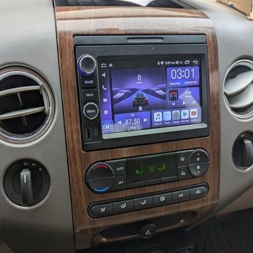 2+32G 10in Car Stereo for Ford F150 2004-2008, for F250 2006-2014,2013 2012 2011 2010 2009 2008 2007 w/GPS with Carplay Android 13 Auto Touchscreen Car Radio w/Bluetooth WiFi FM/RDS SWC Backup Camera