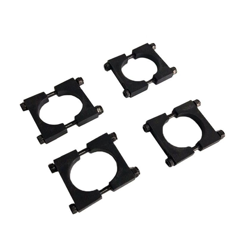 4PCS 10mm/16mm/20mm/25mm Carbon Tube Clip Mount Frame Arm Holder Pipe Clamp for RC Drone Quadcopter Multi-Axis Fix Wing Aircraft(Nylon Fiber 10mm)