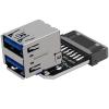 19PIN / 20PIN to Dual USB3.0 Adapter Connverter PC Motherboard Splitter Connector for PC Desktop Accessory view 1