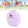 Instant Camera 12MP FHD Digital Zoom 2.4 Inch Screen 800mAh Thermal Instant Print Camera for Travel Selfie (Purple) view 3