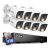 ANNKE 2MP Security Camera System, 16CH 3K Lite DVR Recorder with AI Motion Detection, 8X 1080P (19201080) Add-on Wired White Cams with Smart Color Night Vision, IP67, 3.6mm Lens, 6TB Hard Drive view 1