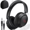 ANC Wireless Headphones with Case, Active Noise Canceling Over Ear Bluetooth Headset with Mic, Deep Bass Lightweight Cordless Headphone for iPhone 17 Air 16 Pro Max S26 S25 Travel Home Office TV view 1