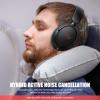 ANC Wireless Headphones with Case, Active Noise Canceling Over Ear Bluetooth Headset with Mic, Deep Bass Lightweight Cordless Headphone for iPhone 17 Air 16 Pro Max S26 S25 Travel Home Office TV view 4