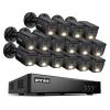 ANNKE 2MP Security Camera System, 16CH 3K Lite DVR Recorder with AI Motion Detection, 16x 1080P (19201080) Add-on Wired Black Cams with Smart Color Night Vision, IP67, 3.6mm Lens, No Hard Drive view 1