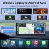 11.26" Largest Car Tablet Pro Max 2025 Carplay Screen for Car 4K Dash Cam 350 Rotatable CameraCust-omized Bracket Apple Car Play & Android Auto Screen w Bluetooth Audio Mirror Link Video view 3
