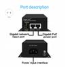 Bloepum 90W Hi-Power Gigabit POE++ Injector(Af/At/Bt) POE Power Supply for IP Camera AP US Plug view 2
