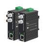 Zhpuostd EOC Converter, Ethernet Over Coaxial Extender up to 1200m with DIN-Rail Mount - Reuse Existing Coax Cable for IP Cameras & CCTV, 10/100Mbps, PoE Powered, Plug & Play, a Pair view 1