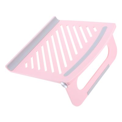 Angoily Ventilated Laptop Riser Stand Adjustable Height Foldable Design for Overheating Prevention Compatibility for Laptops up to Ergonomic Desktop Holder for Home and Office