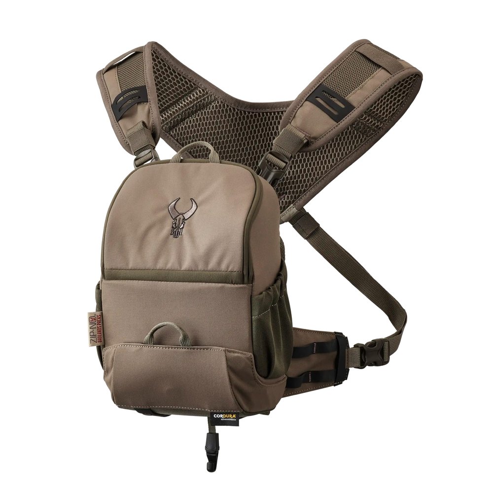 Badlands Bino XR Pro Binocular Case - Four Point Shoulder Harness, Magnetic Closure, Rangefinder Compartment, Bow Hook, for Hunting and Outdoor Adventures, Mud