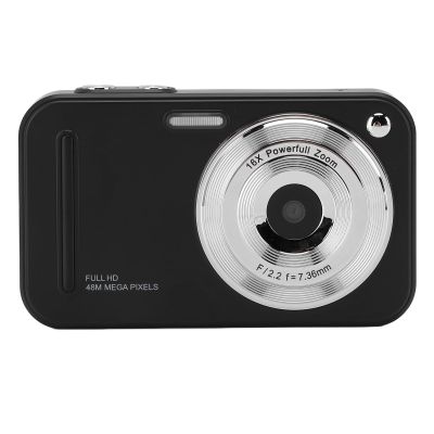 1080P Digital Camera Small Compact 48MP Camera with 16X Digital Zoom 2.4 Inch Screen Anti Shake Travel Video Camera for Students