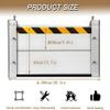 Flood Barriers for Home Exterior - Aluminum Alloy Outdoor Quick Dam Garage Doors Water Barriers for Flooding,H7.9 Inch/L18FT view 3