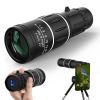 16X52 HD Monocular Telescope Hand Held Telescope Portable Pocket Monocular Telescope with Low-Light Dual Mirror Focusing Compression Shockproof view 1