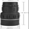 16X52 HD Monocular Telescope Hand Held Telescope Portable Pocket Monocular Telescope with Low-Light Dual Mirror Focusing Compression Shockproof view 2