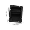 Gadpiparty 2pcs Sturdy Audio Handles Matte Finish Pull Cabinets Hardware for Speakers view 2