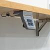 Adjustable Under-Table Stand, Articulating Desk Mount for Stream Deck Mini, Space-Saving Design (Grey) view 1