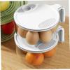 Rice Strainer, Safe Plastic Rice Washer Strainer Bowl with Drain Lid, 7.1x3.4" Rinser with Handle for Vegetable Fruit Grains Bean, Small, Food Strainers view 2