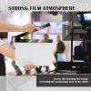 LCZNXJJY Movie Directors Clapboard 11.89.84" Acrylic Film Clapper Board,Photography Video TV Cut Action Scene Blank Clapper,Professional Dry Erase Film Slate for Film Fans (White-Blank Board) view 3