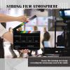 LCZNXJJY Movie Directors Clapboard 11.89.84" Acrylic Film Clapper Board,Photography Video TV Cut Action Scene Blank Clapper,Professional Dry Erase Film Slate for Film Fans (Black-Colorful Stripes) view 3