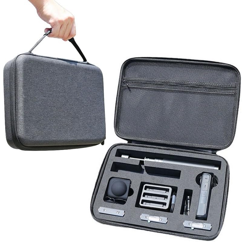 XYYORITRIX Carrying Case for Insta360 X5 X4Portable Travel Bag EVA Hard Shell Large Organizer for Accessories Dustproof, Anti-Spatter, Impact and Pressure Resistant
