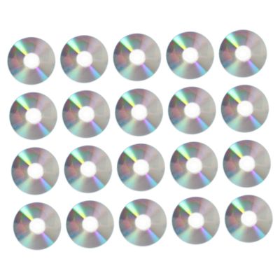 DOITOOL 50pcs Reflective Cd Discs for DIY Crafts Durable Double-Sided Bird Decorations Creative Home Adornments for Crafting and Home Use
