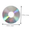 DOITOOL 50pcs Reflective Cd Discs for DIY Crafts Durable Double-Sided Bird Decorations Creative Home Adornments for Crafting and Home Use view 4