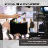 LCZNXJJY Movie Directors Clapboard 11.89.84" Acrylic Film Clapper Board,Photography Video TV Cut Action Scene Blank Clapper,Professional Dry Erase Film Slate for Film Fans (Black-Blank Board) view 3
