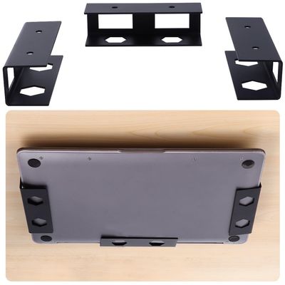 Heavy-Duty Under Desk Mount For Laptop And Accessories, Sturdy Metal Holder