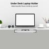 Heavy-Duty Under Desk Mount For Laptop And Accessories, Sturdy Metal Holder view 4