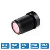 HD 5MP Lens 2.9MM M12 Interface F3.0 Distortion-Free 650nm IR Filter for CCTV Face Recognition Camera view 2