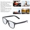 Smart Glasseswith AI, Bluetooth Music Glasses with 100+ Translation, Anti Blue Lenses, Audio Eyewear with Music Play Calling, Headphones Glasses for Men Women (Black Frame Clear) view 2