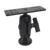 KIMISS Fish Finder Mount High Strength C Type 1.5 Inch Ball Head Marine Electronics Mount for Devices (9.5cm / 3.7in Nylon Rod) view 4