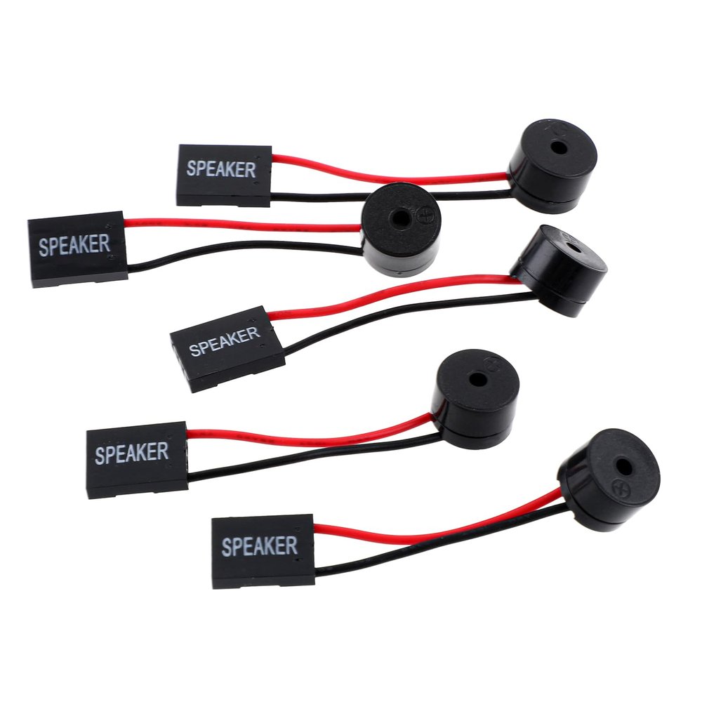5 PCS PC Motherboard Speaker Mini Computer Case Speakers Pc Internal Mini Plug Buzzer Motherboard Buzzer Alarm