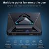 aelrsoch Mini DVD Player HDMI, 1080P HD Small Compact DVD Player for Smart TV with All Region Free, DVD CD Player, USB/TF Card Input, Remote Control, Support PAL/NTSC(Black) view 4