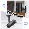 Aokicase Compatible with Bose Companion 5 Wall Mount Holder Companion 5 Stand Bose Companion 5 Metal Bracket Accessories, Rack (Black) 1 Piece view 3