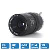 Lens 6-15mm varifocal CS Mount Lens Manual Aperture Zoom F1.4 for Surveillance Security Cameras view 3