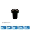5MP M7 X 0.35 Lens 2.4mm 1/3" Distortion-Free Lens with 650nm IR Filter for CCTV Security Cameras view 2