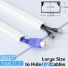 Delamu Cord Hider, 31.5in Cord Covers for Wires on Wall, Paintable Cable Hider, Easy to Use Wire Covers for Cords, Wire Hiders for TV on Wall, Cable Cover Cable Management, W0.59in H0.40in view 2