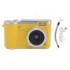 Compact Digital Camera 4K 48MP 18x Zoom Auto Focus 2.4 Inch Screen Built in Fill Light Students Camera for Daily Travel (Yellow) view 1