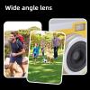 Compact Digital Camera 4K 48MP 18x Zoom Auto Focus 2.4 Inch Screen Built in Fill Light Students Camera for Daily Travel (Yellow) view 2