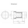 2.1mm M8 Lens 1/3 Inch 5MP F2.2 151 Degree with 650nm IR Filter Lens for CCTV Security Camera Wide Angle 151 Degree view 4
