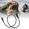 Mtlavishness E3 SLR Camera Shutter Connecting Line Straight Wire and Beautiful for Remote Shutter Use Reducing Camera Shake Suitable for Multiple Pentax Contax and with 2 5mm view 2