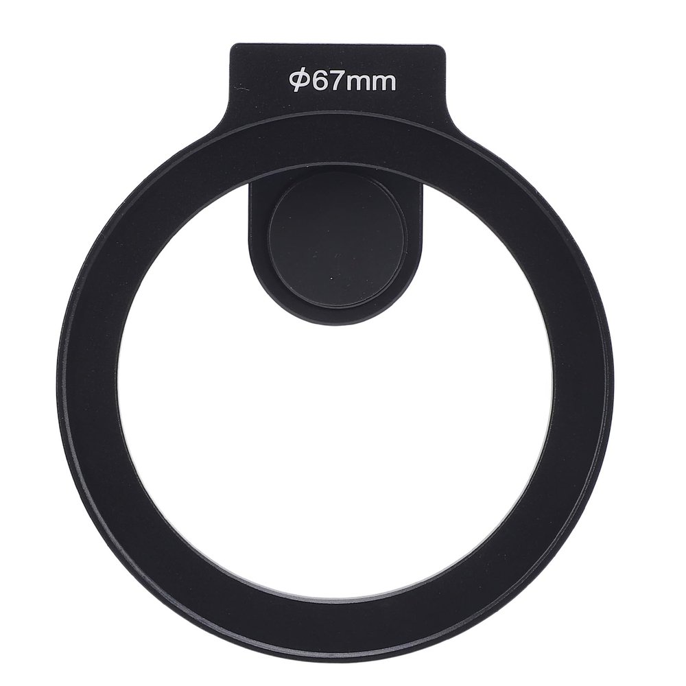 67mm Lens Filter Cold Shoe Mount Phone Photography Filming Vlogging 16 Pro Aluminum Alloy