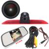 1280 * 720 Pixel Third Roof Brake Lamp Car Backup Camera Replacement for Ford Transit 3 Van Transporter 2014-2015 Dritte 3 Reverse Parking Camera Waterproof Night Vision+4.3" Reverse Mirror view 2