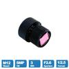 Distortion-Free Lens HD 5MP 3MM M12 Interface F2.6 1/2.5" with 650nm IR Filter for Face Recognition Camera Hunting Camera view 3