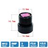 Distortion-Free Lens HD 5MP 3MM M12 Interface F2.6 1/2.5" with 650nm IR Filter for Face Recognition Camera Hunting Camera view 4