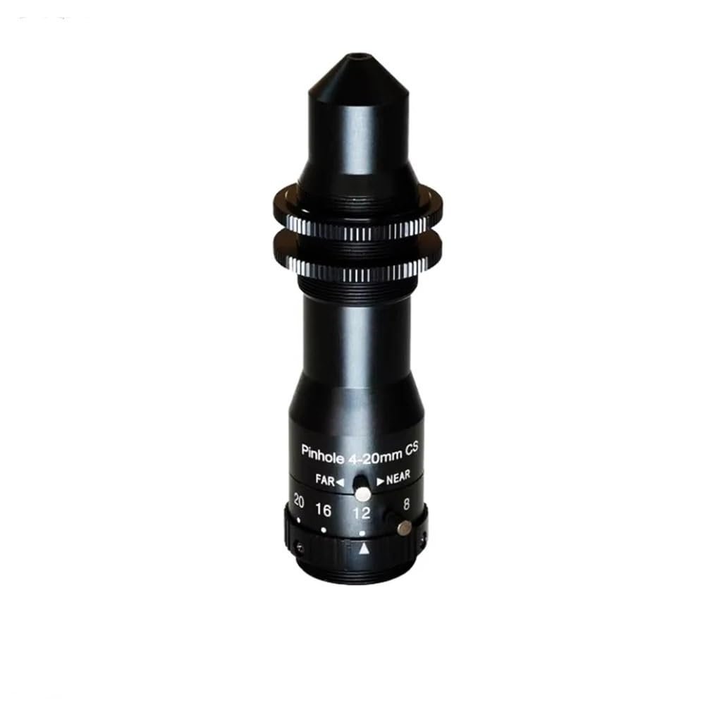 Pinhole Lens Zoom 4-20mm CS Mount HD 3MP Aperture F1.4 Format 1/2.7 Inch for Surveillance Security Camera